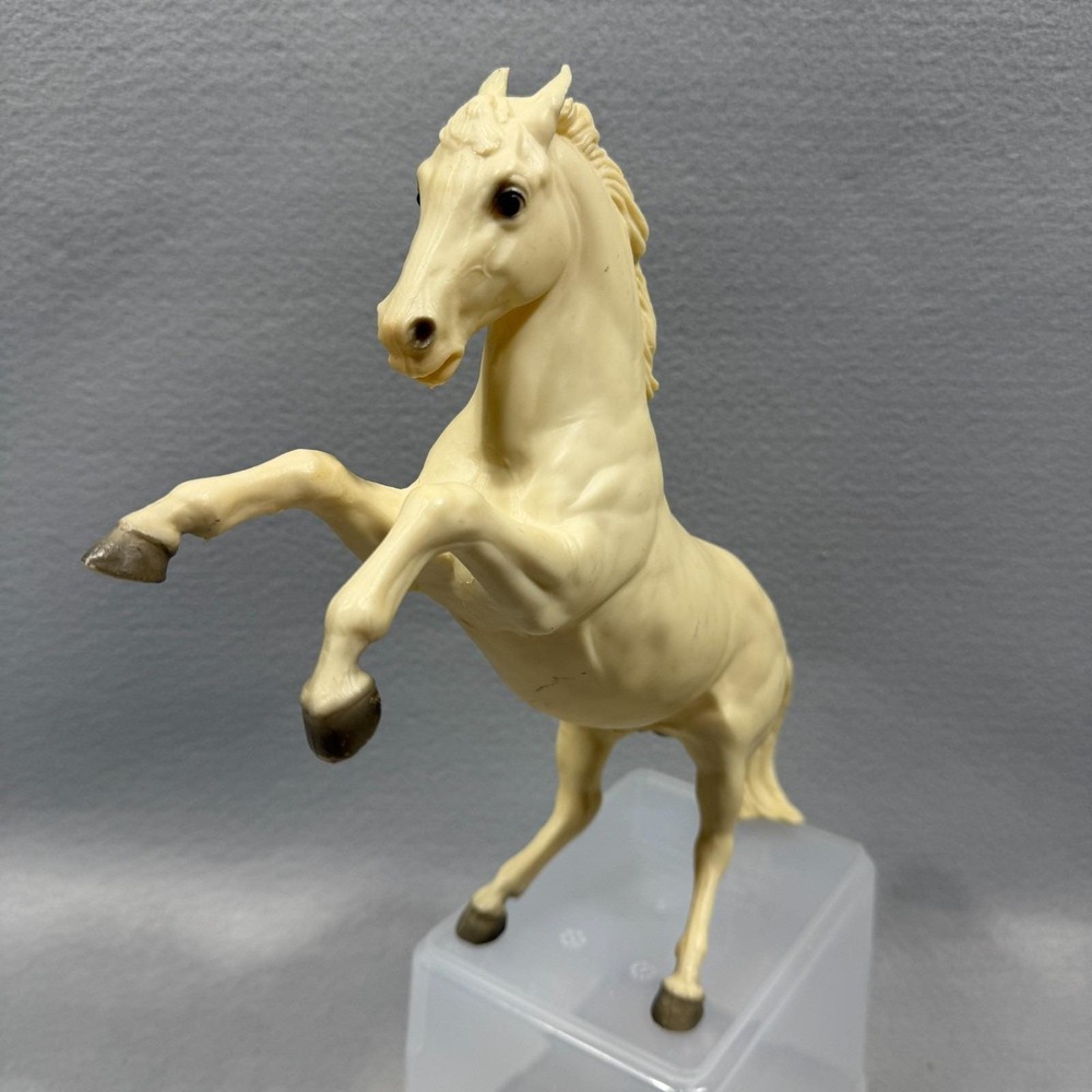 Vintage Breyer King the Fighting Stallion #30 Alabaster Rearing Horse Figurine
